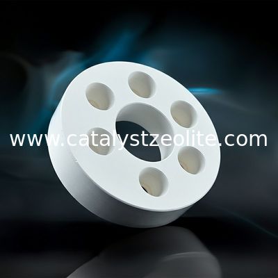 Hohe thermische Stabilität Aluminium Katalysator Unterstützung 6 Loch 33mm 18mm